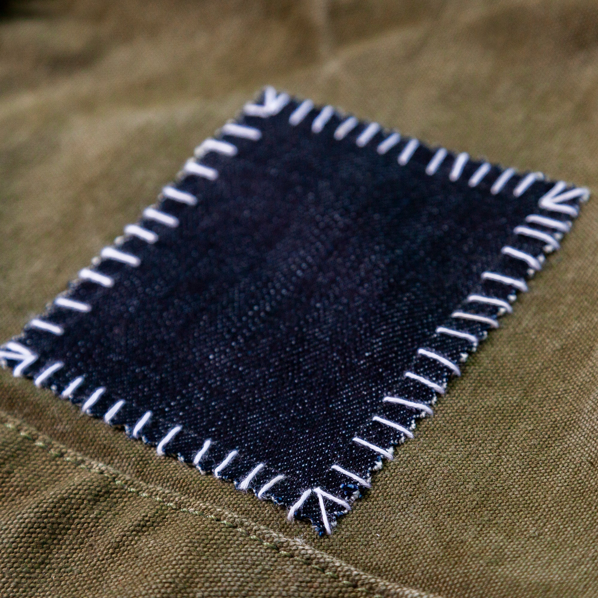 How to SEW A PATCH on Denim (EASY), TUTORIAL