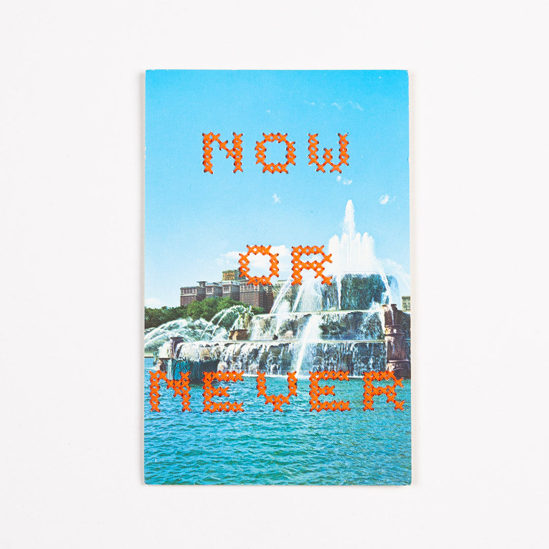 Vintage Stitched Postcard Series