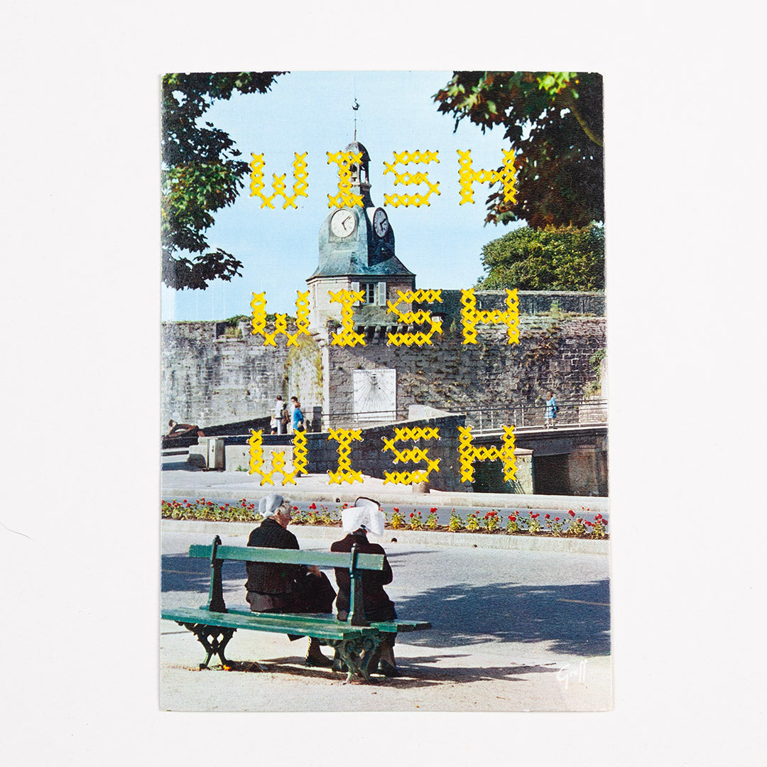 Vintage Stitched Postcard Series