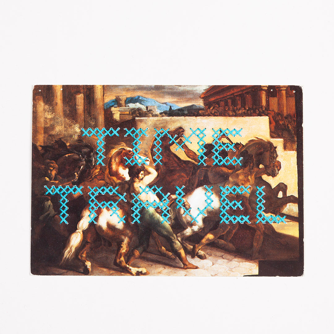 Vintage Stitched Postcard Series