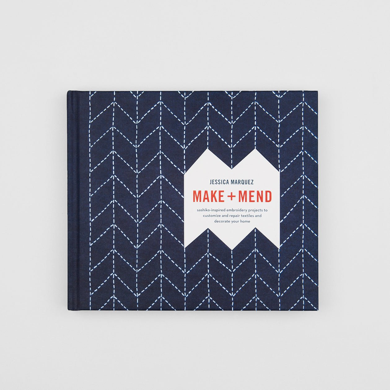 Signed Copy of Make and Mend Book - Sashiko - Inspired Embroidery Projects - Miniature Rhino