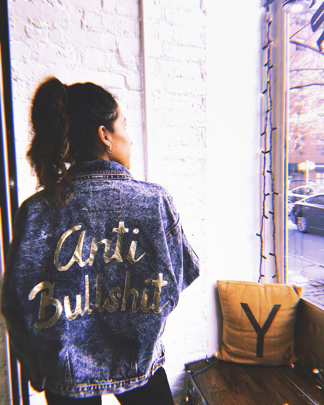 Alysson Reinert, brooklyn maker, denim artist, upcycle, vintage denim