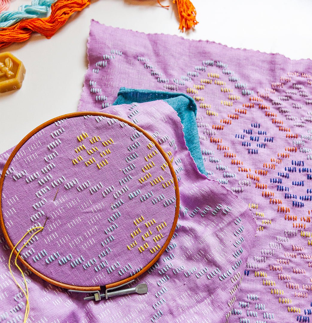 Stitch Samplers Shell Original Stitch Samplers – Miniature Rhino