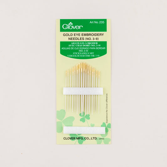Clover Gold Eye Embroidery Needles