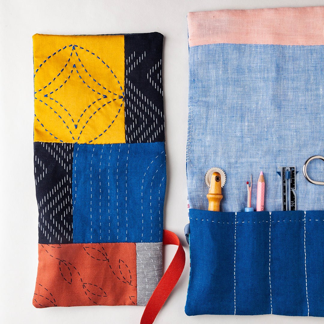 Patchwork Tool Roll PDF & VIDEO - Miniature Rhino