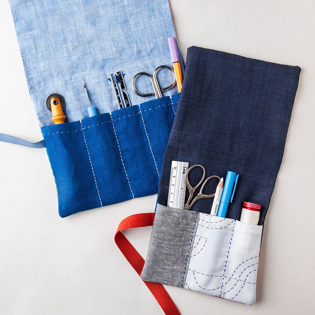 Patchwork Tool Roll PDF & VIDEO - Miniature Rhino