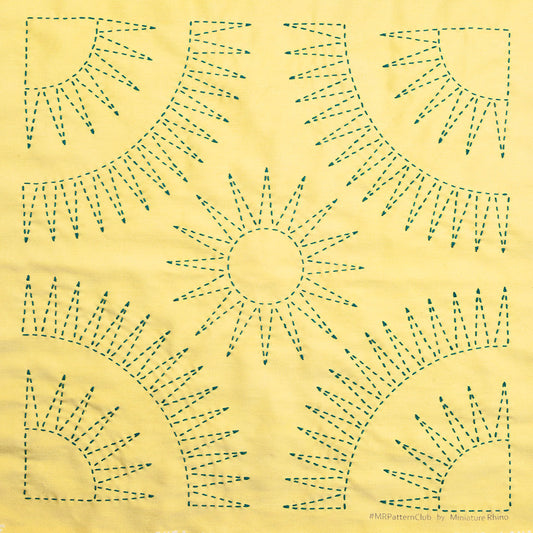 Embroidery Stitch Sampler - Standing In The Sun