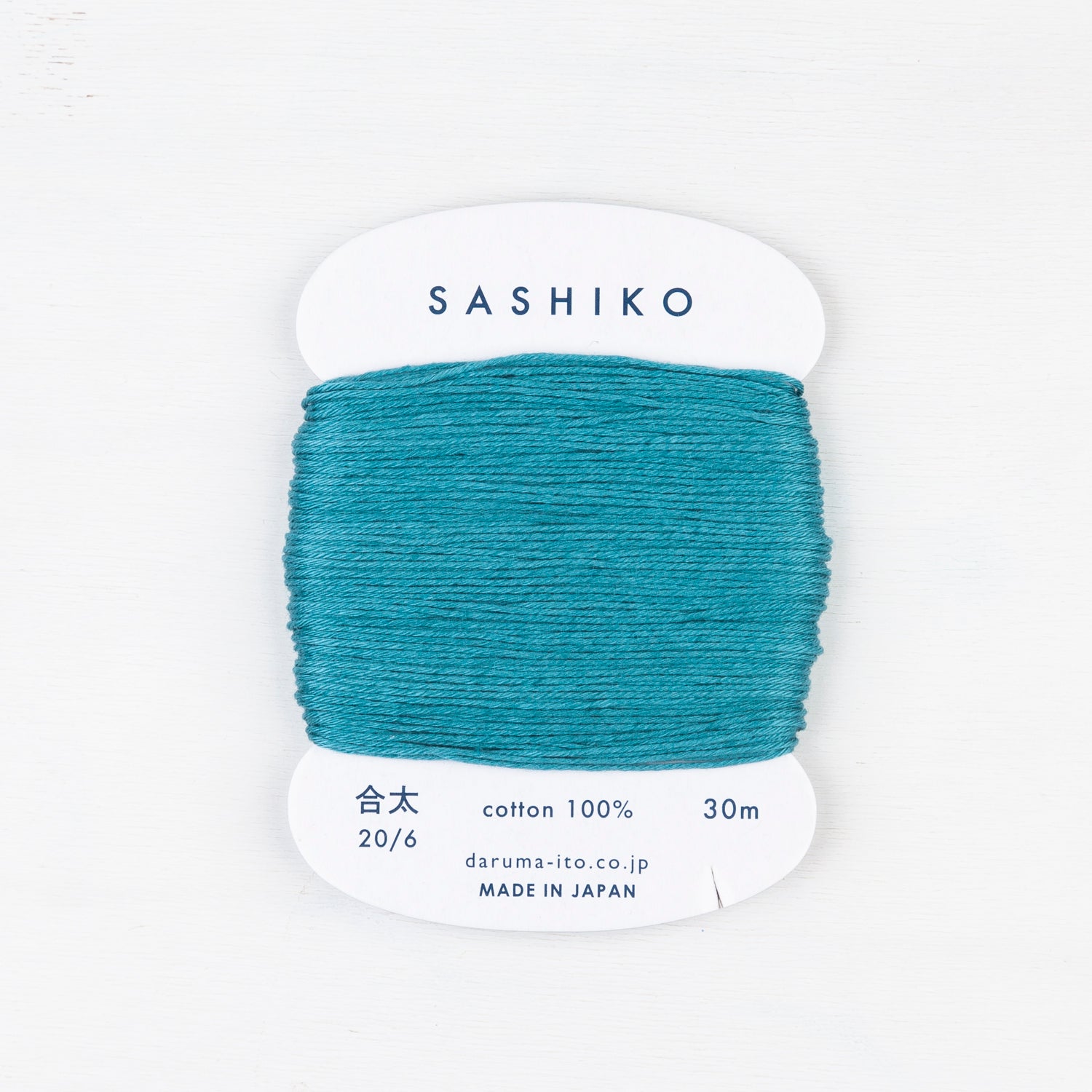 Medium Daruma Sashiko Thread Card – Miniature Rhino
