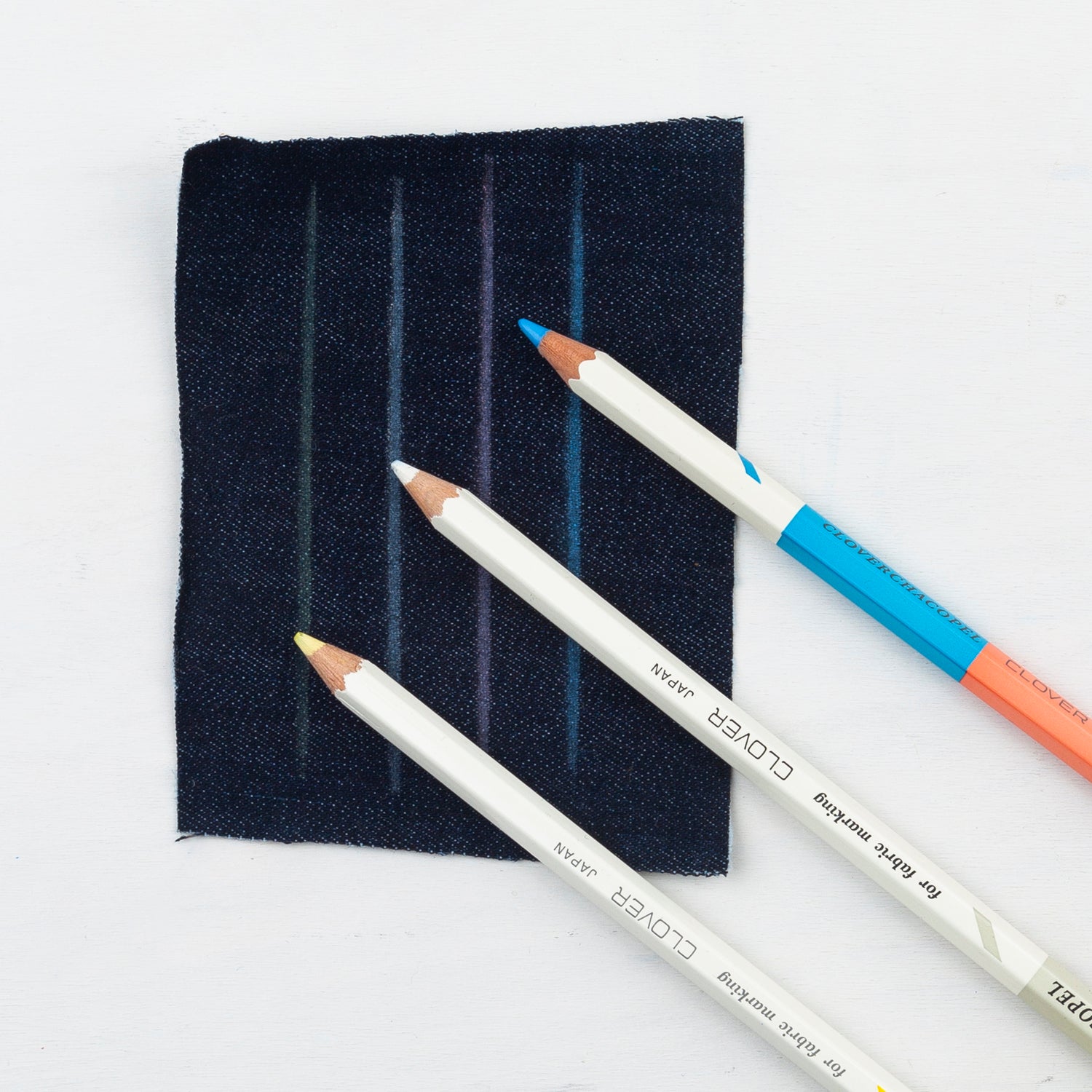 Clover Chacopel Fine Fabric Pencils - Miniature Rhino