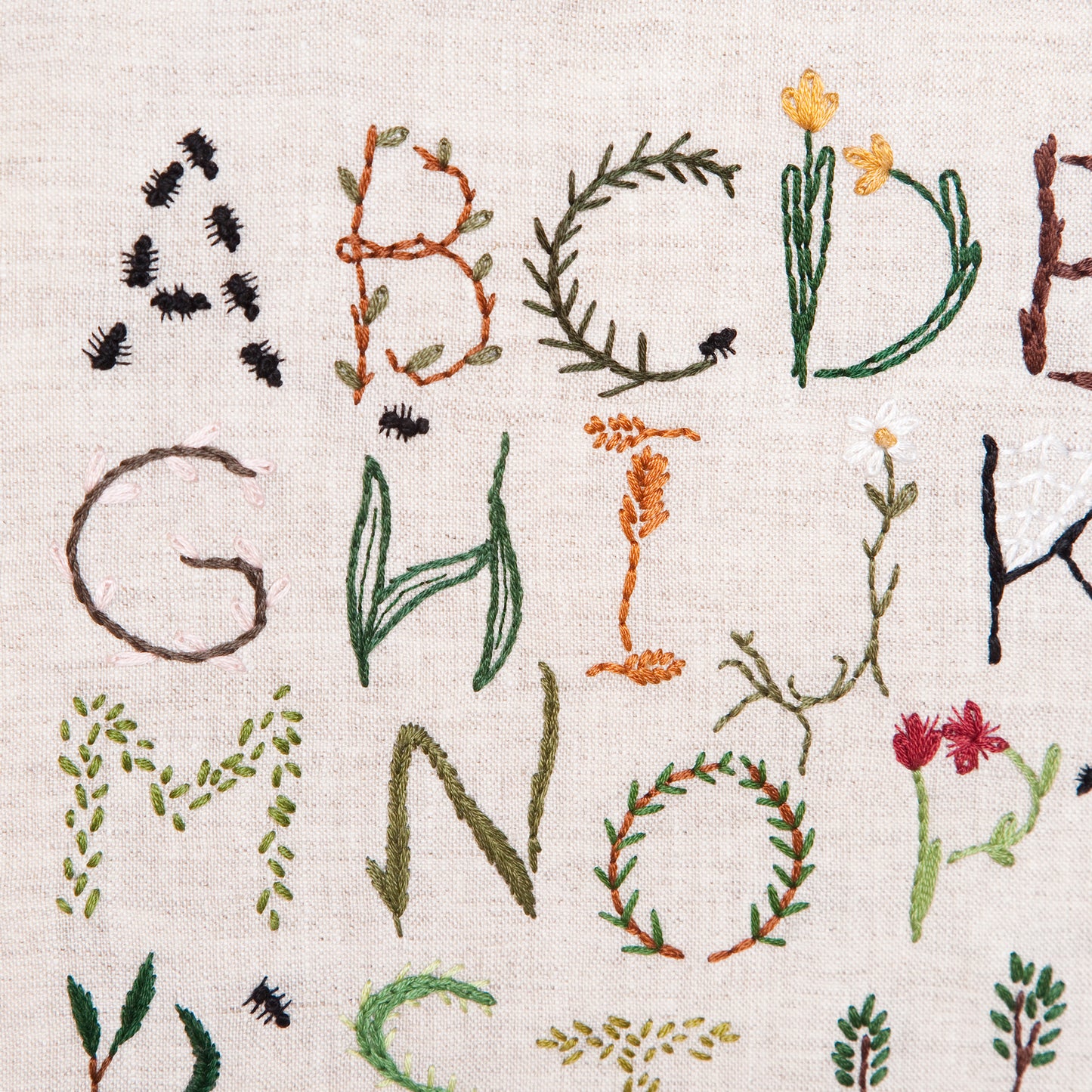 Nature Inspired Alphabet Sampler