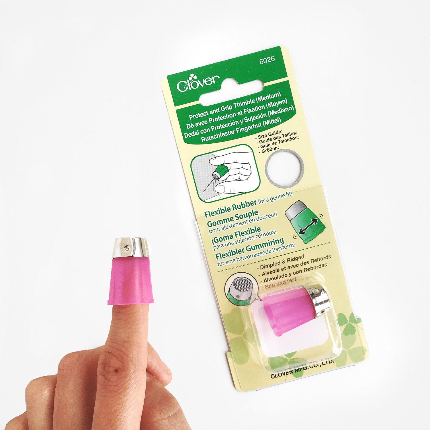 Clover Colorful Rubber Thimble From JAPAN 