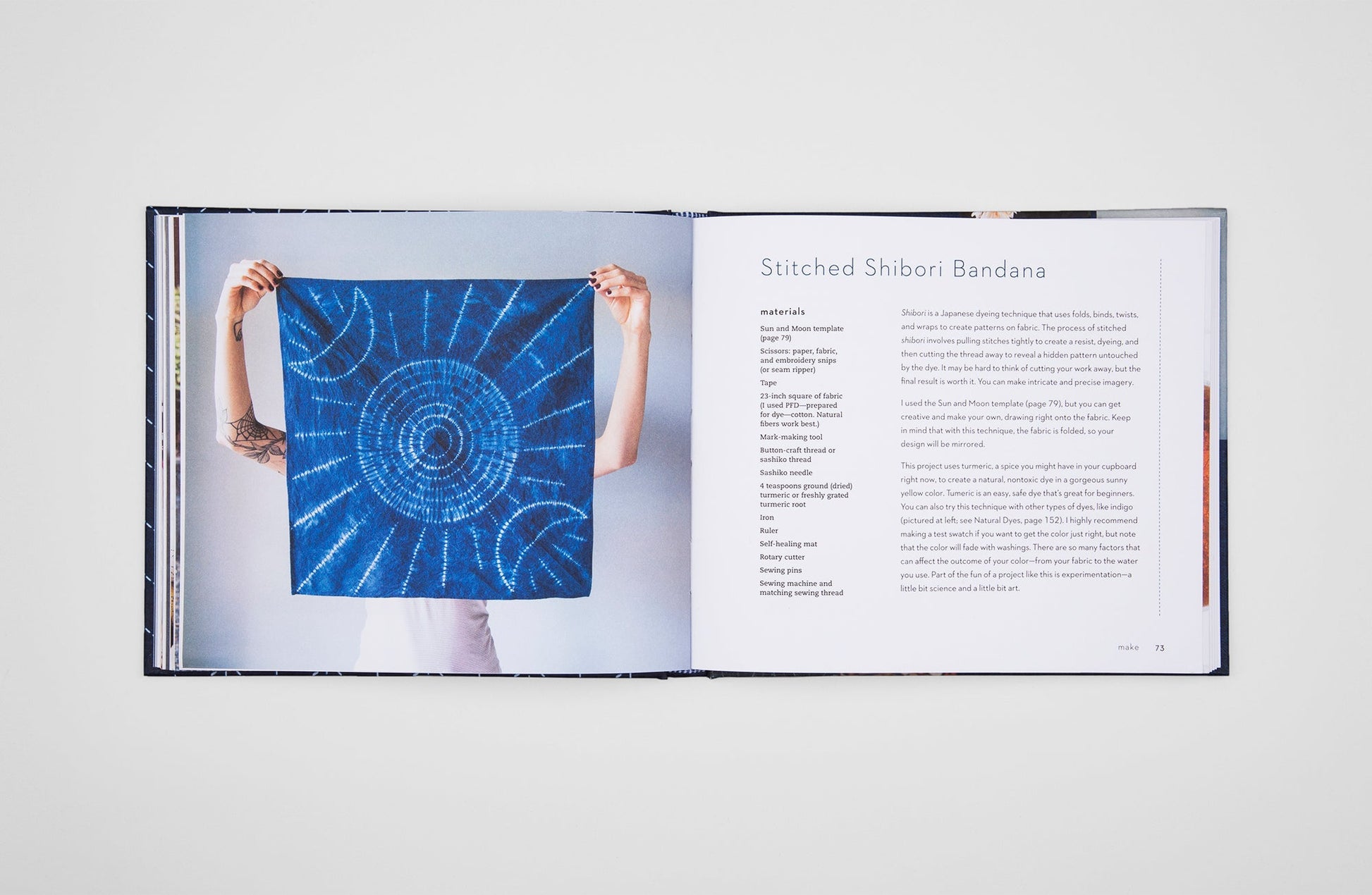 Signed Copy of Make and Mend Book - Sashiko - Inspired Embroidery Projects - Miniature Rhino